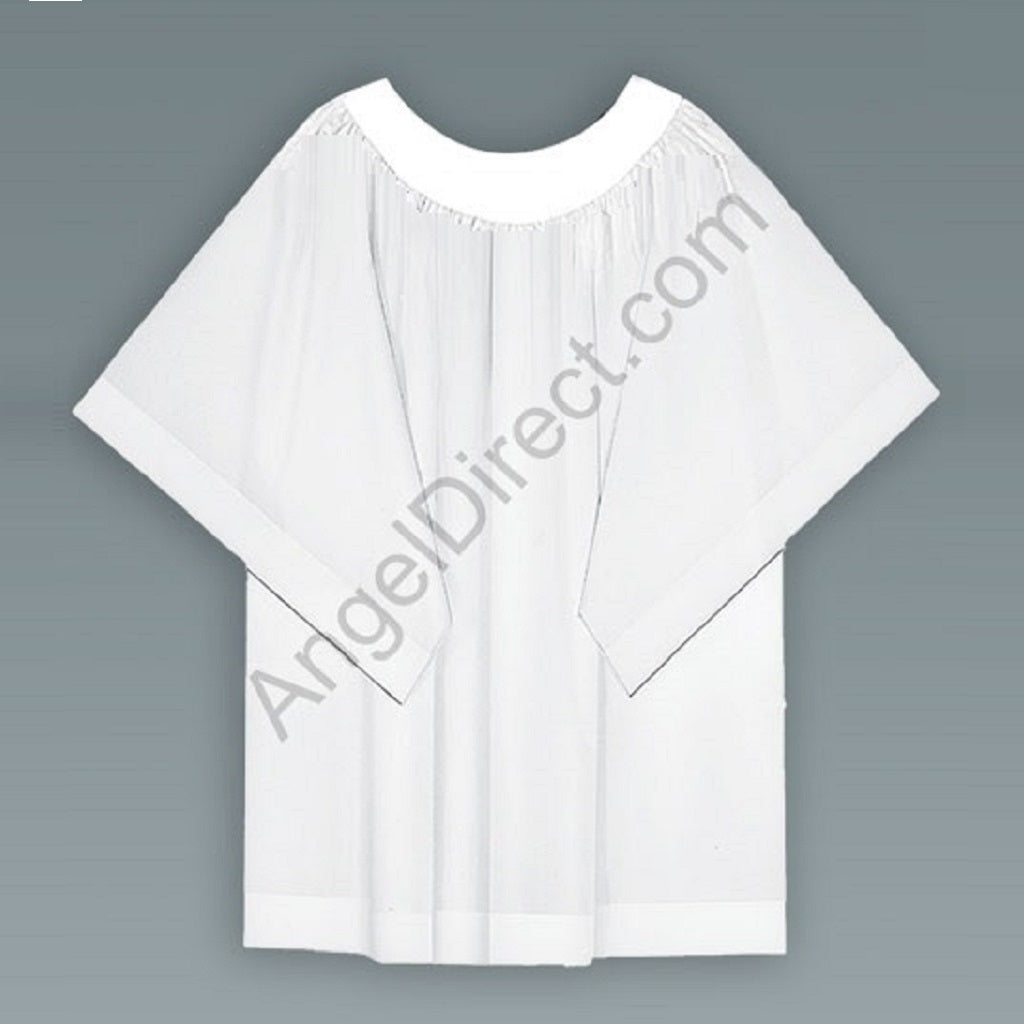 abbey-brand-round-neck-polyester-cotton-traditional-surplice-334wht