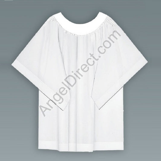 abbey-brand-round-neck-polyester-cotton-traditional-surplice-334wht