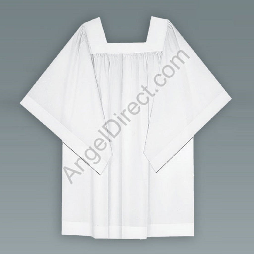abbey-brand-square-neck-polyester-cotton-traditional-surplice-333wht