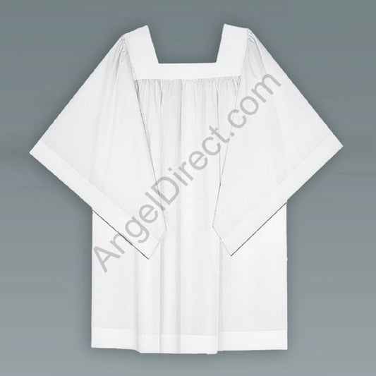 abbey-brand-square-neck-polyester-cotton-traditional-surplice-333wht