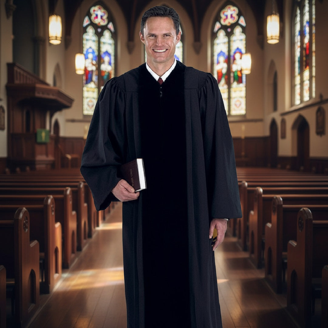 cambridge-magistrate-collection-mens-black-velvet-panel-pulpit-robe-kc152