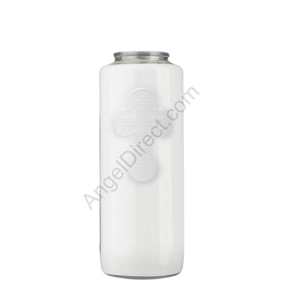 dadant-candle-no-4-clear-6-day-glass-devotional-candle-case-of-12-candles-230000