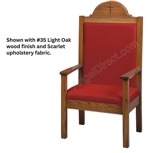 imperial-woodworks-400-series-54-1-2h-center-pulpit-chair-with-crown-back-400cpccb