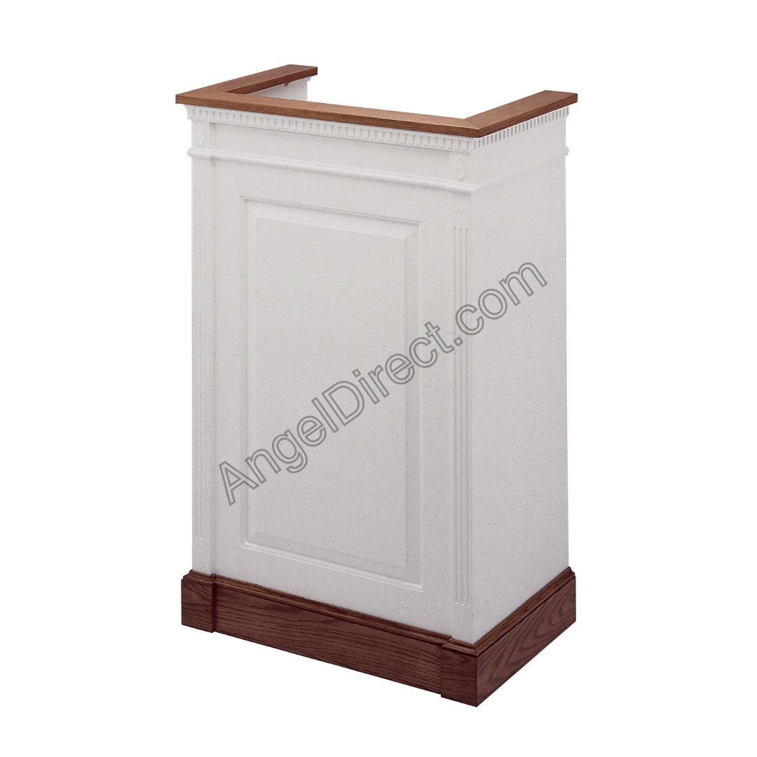 Imperial Woodworks 820 Series Pulpit 48'H Simple Paneled Design in Oak ...
