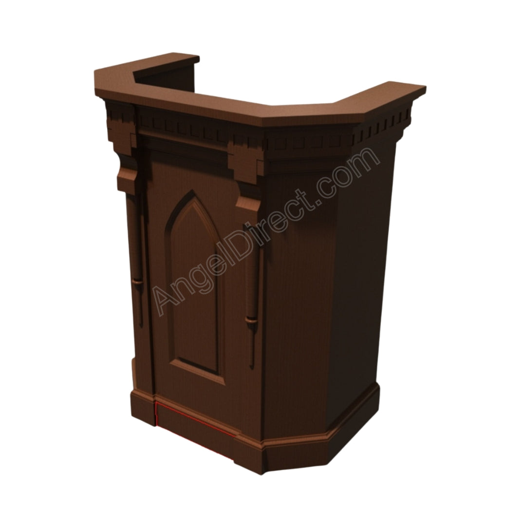 Imperial Woodworks 900 Series Wing Pulpit 48'H with Decorative Panels ...