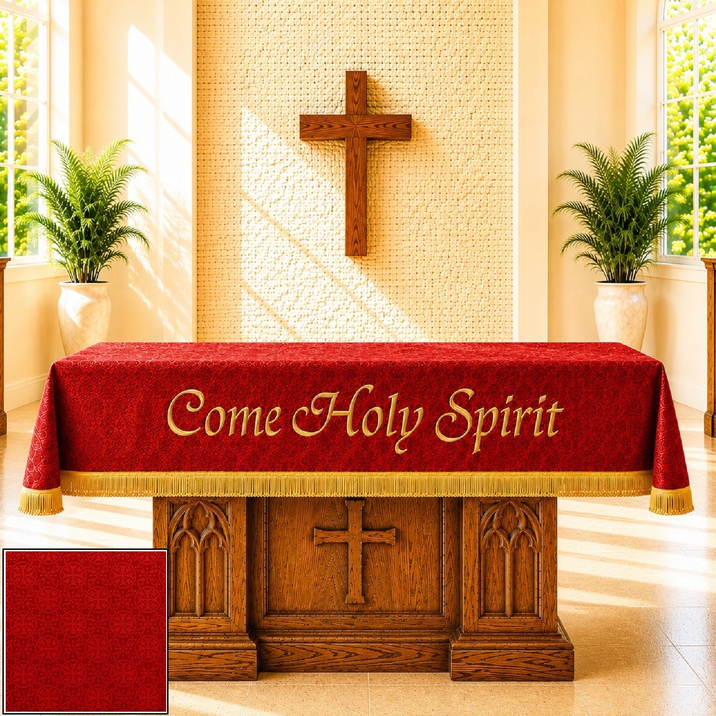 murphy-108w-red-come-holy-spirit-embroidered-altar-frontal-vc746