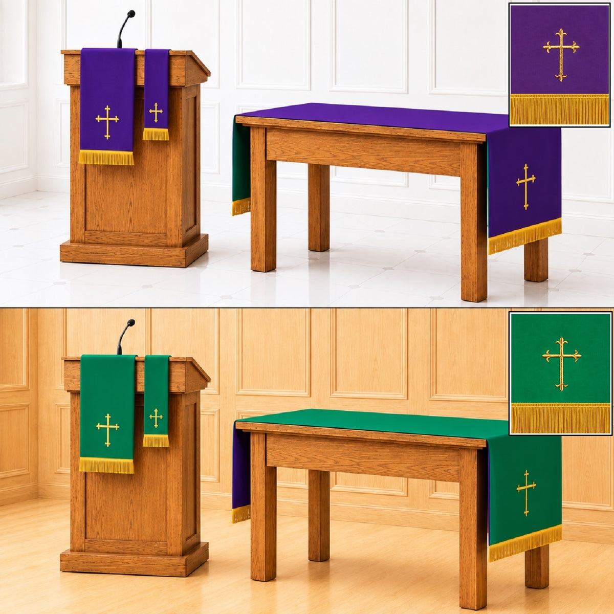 murphy-82w-reversible-purple-green-three-piece-embroidered-table-runner-parament-set-12692mr