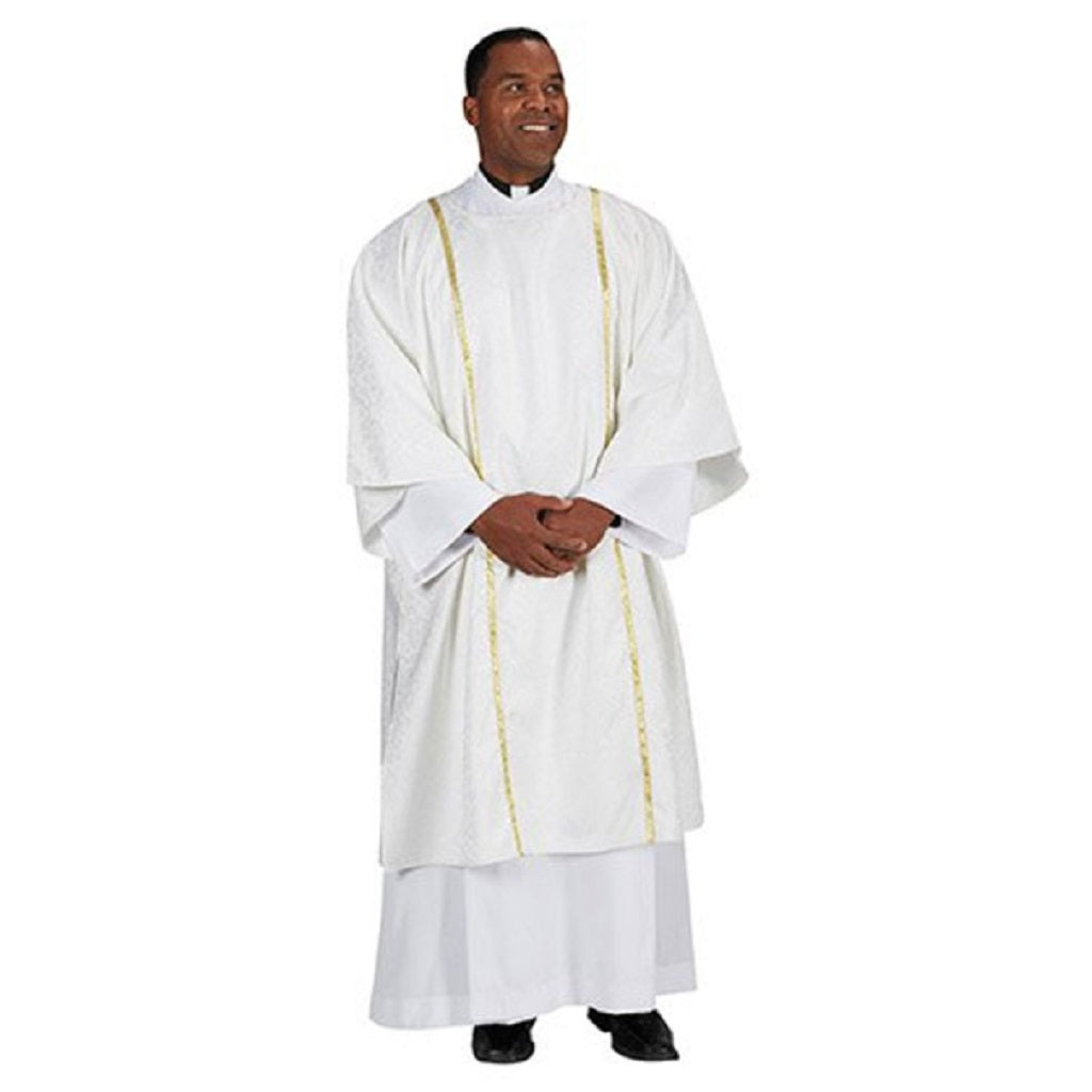 r-j-toomey-classic-jacquard-collection-white-dalmatic-with-inner-stole-yc771wht