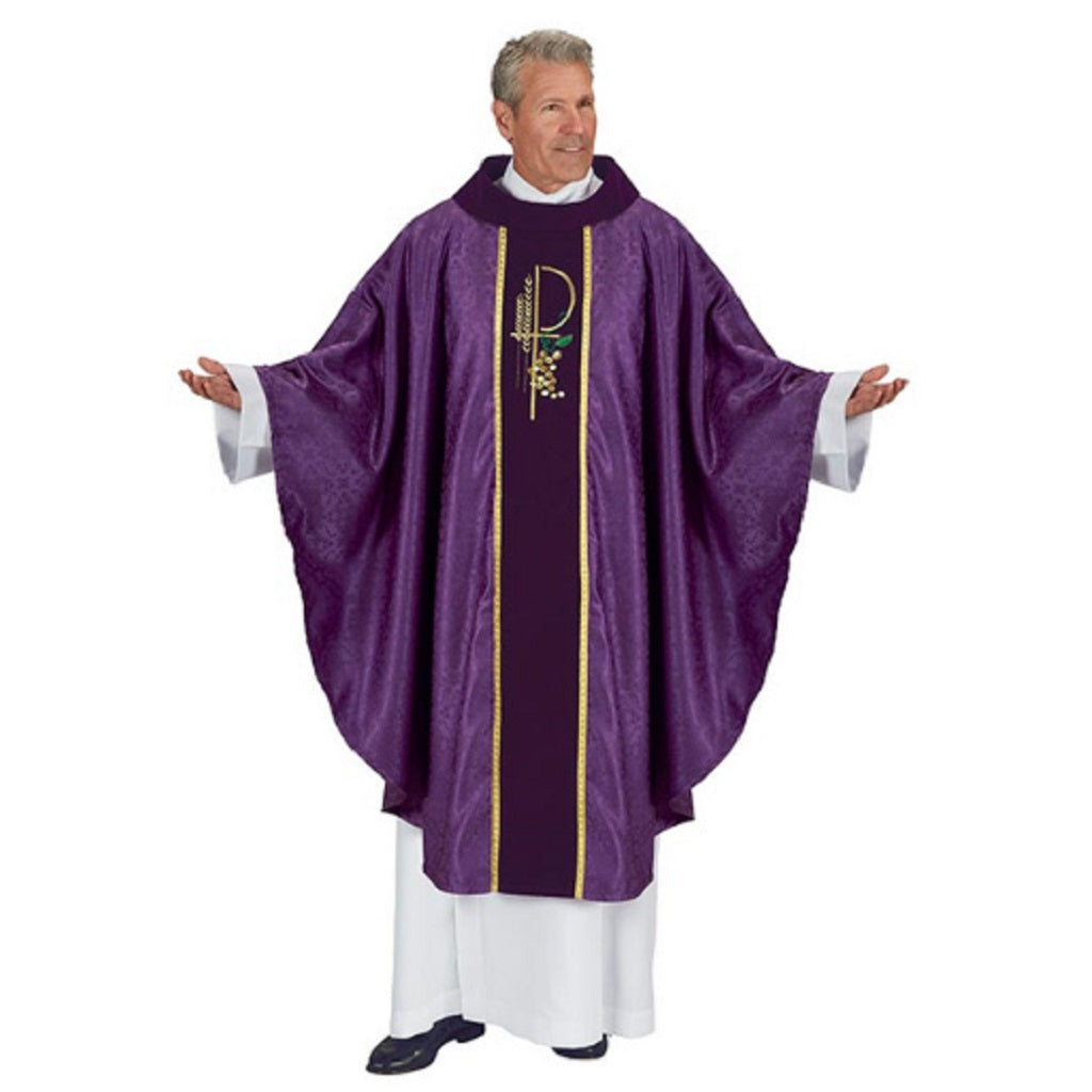 r-j-toomey-eucharistic-jacquard-collection-purple-chasuble-with-velvet-cowl-neck-and-inner-stole-yc778prp