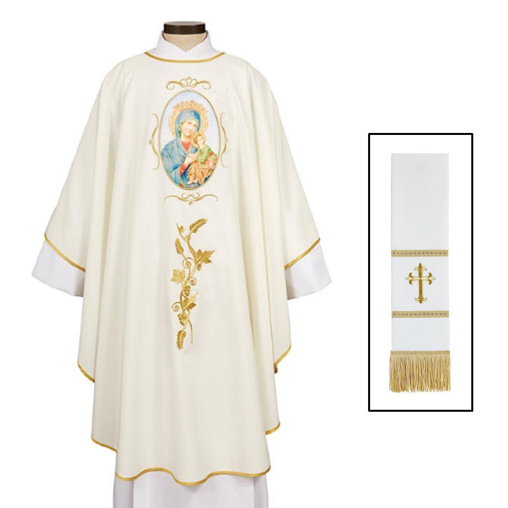 r-j-toomey-our-lady-of-perpetual-help-ivory-chasuble-with-inner-stole-l5067