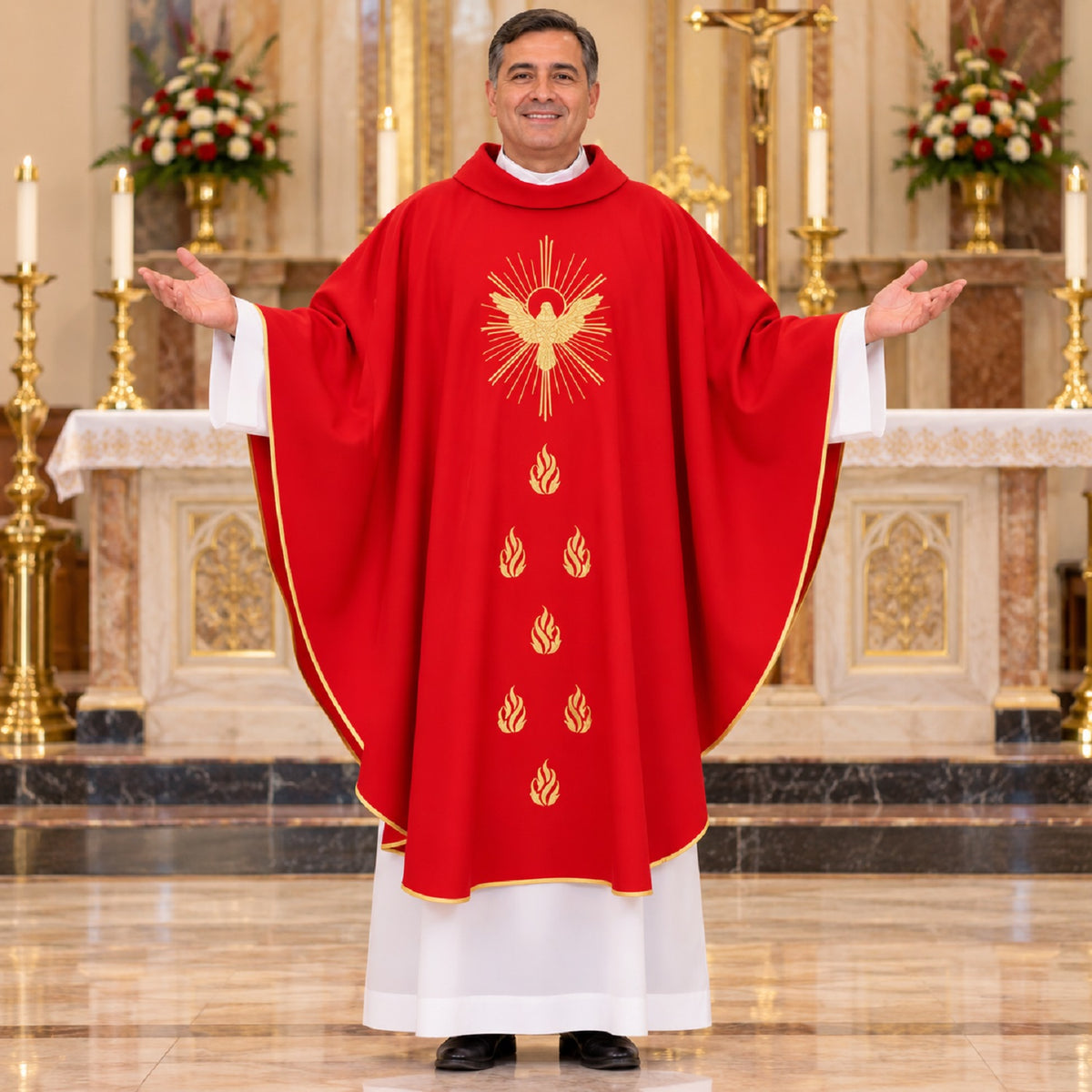 R.J. Toomey Pentecost Collection Chasuble with Inner Stole