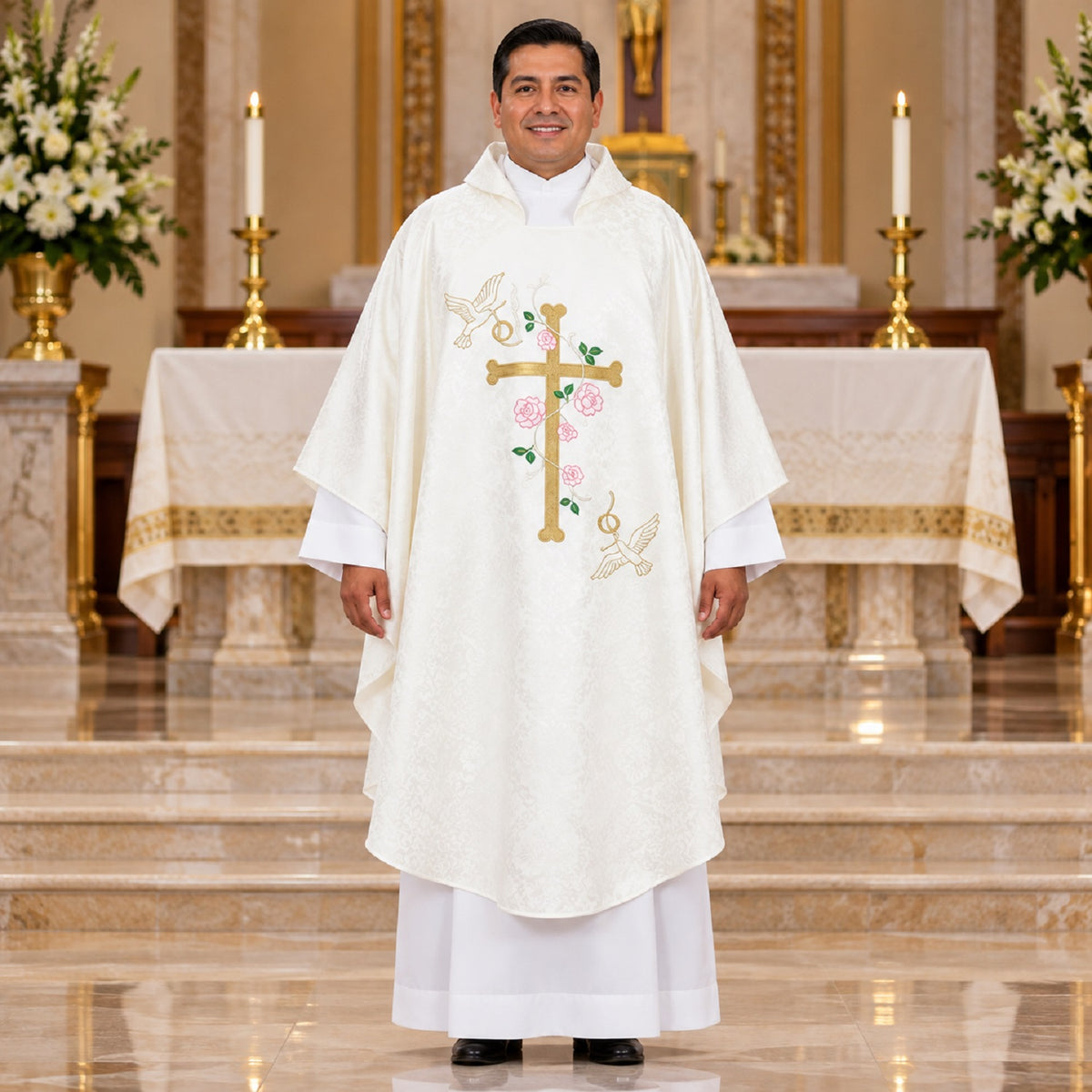 R.J. Toomey Wedding Collection Chasuble with Inner Stole
