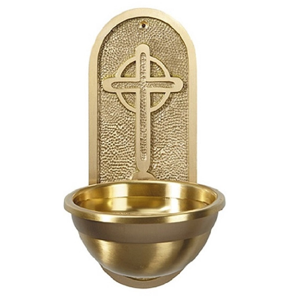 sudbury-brass-cross-brass-holy-water-font-b3011