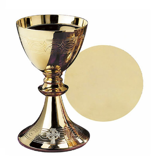 sudbury-brass-celtic-cross-chalice-and-paten-set-jc716