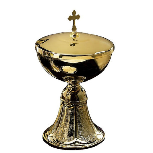 sudbury-brass-embossed-ciborium-with-cross-cover-jt525