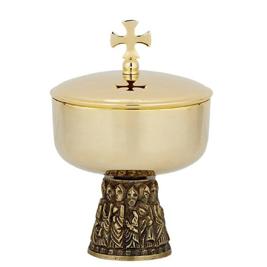sudbury-brass-the-last-supper-ciborium-with-cross-cover-f1022