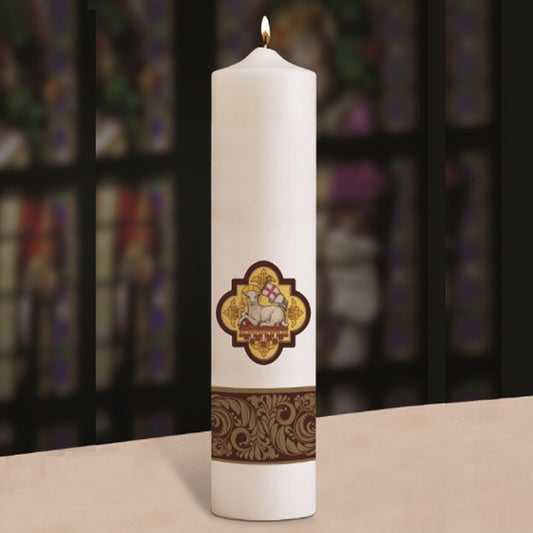 will-baumer-3d-agnus-dei-christ-candle-b3565