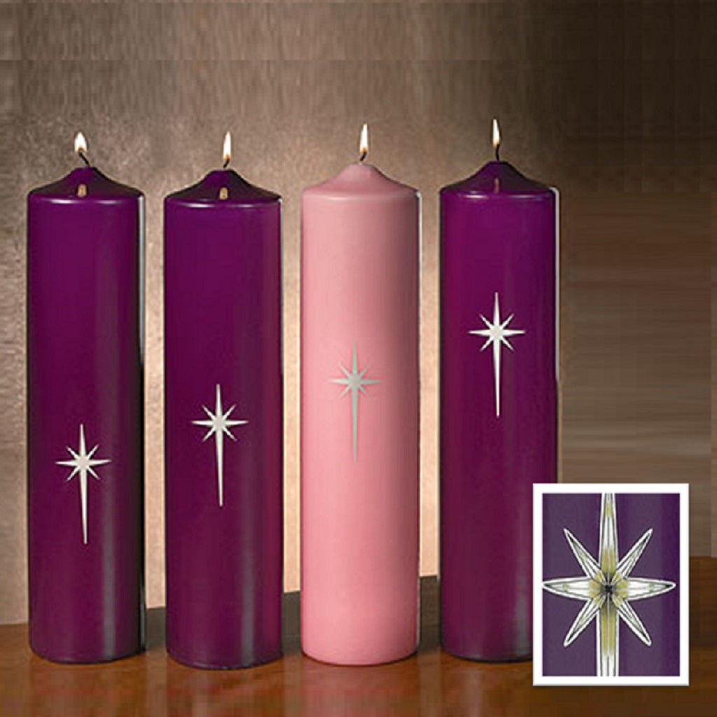 will-baumer-3d-paraffin-star-of-bethlehem-advent-candle-set-48070