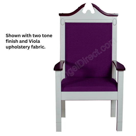 Imperial Woodworks 8201 Series Two-Tone, 48"H Center Pulpit Chair