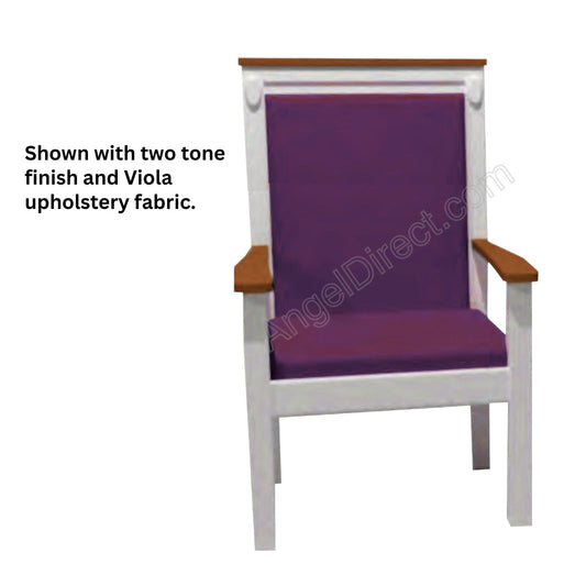 Imperial Woodworks 820 Series Two-Tone 48"H Center Pulpit Chair