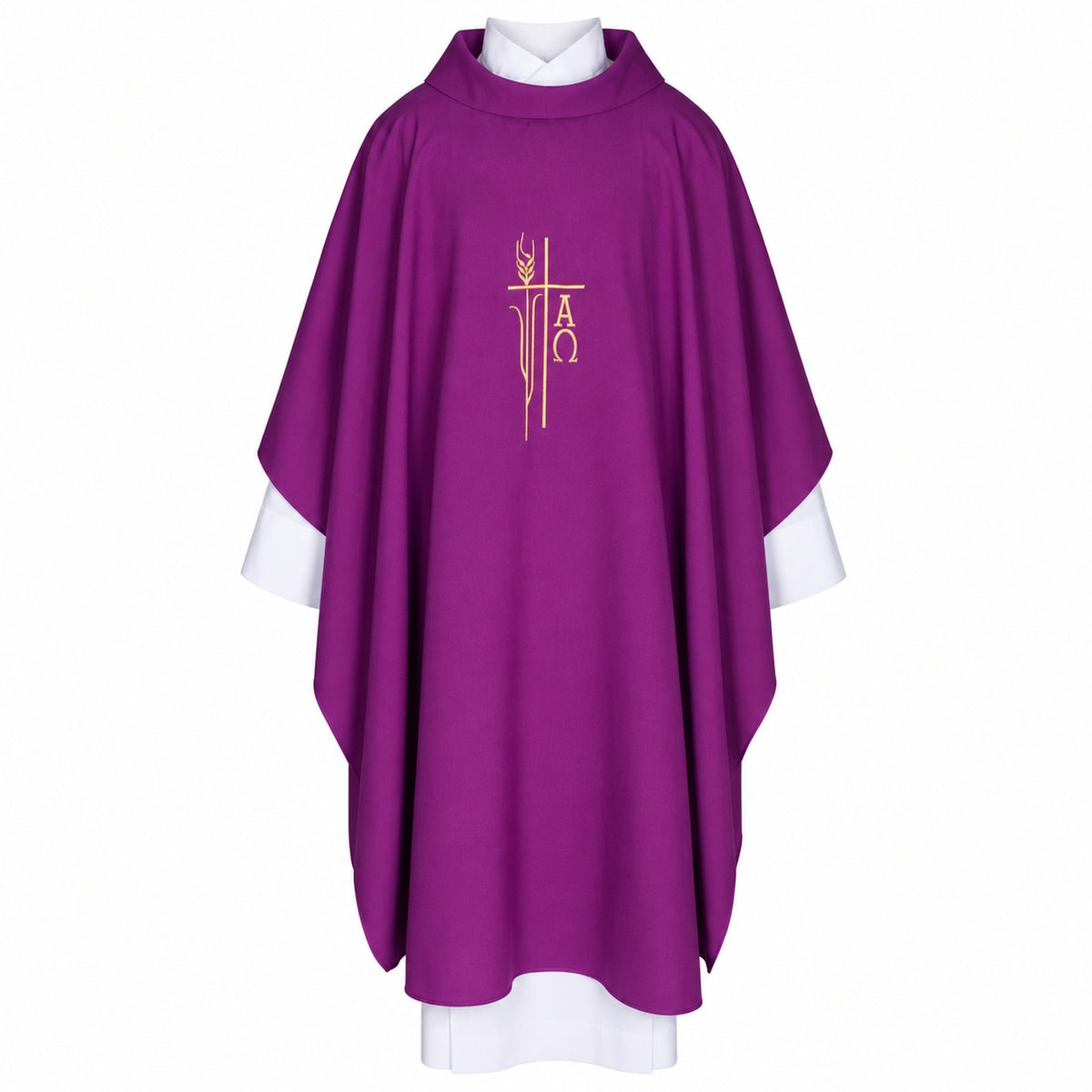 R.J. Toomey Alpha Omega Collection Monastic Chasuble with Inner Stole