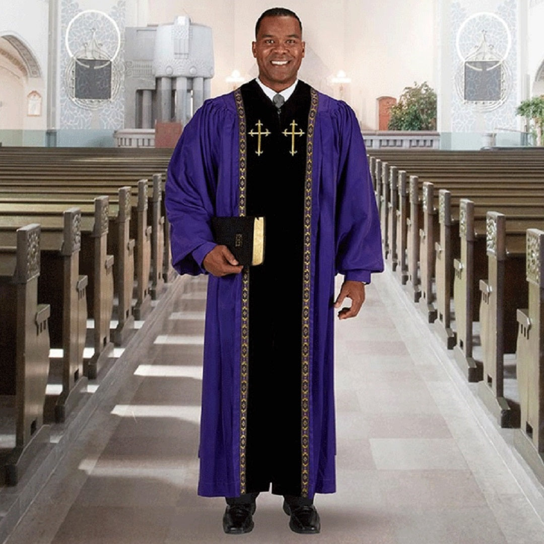 cambridge-oxford-collection-embroidered-mens-purple-peachskin-pulpit-robe-yc785prp