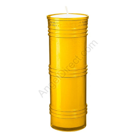dadant-candle-amber-7-day-plastic-inner-light-case-of-24-candles-480500