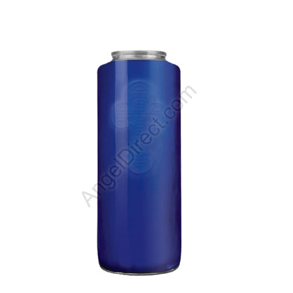 dadant-candle-no-4-blue-6-day-glass-devotional-candle-case-of-12-candles-230200