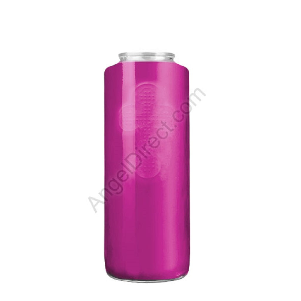 dadant-candle-no-4-rose-6-day-glass-devotional-candle-case-of-12-candles-230950