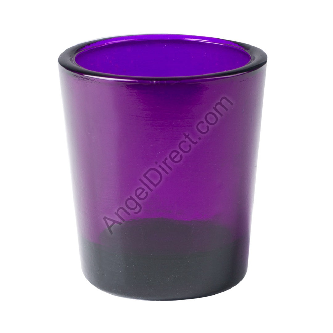 dadant-candle-purple-glass-15-hour-votive-candle-holder-box-of-12-holders-250300