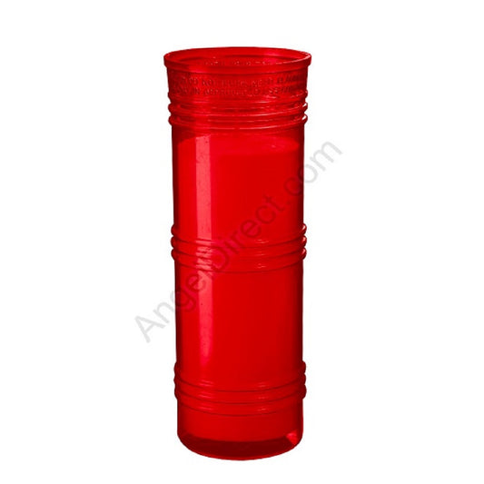 dadant-candle-ruby-5-day-plastic-inner-light-case-of-24-candles-460100