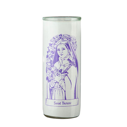 dadant-candle-saint-therese-of-lisieux-glass-globe-case-of-12-globes-461870