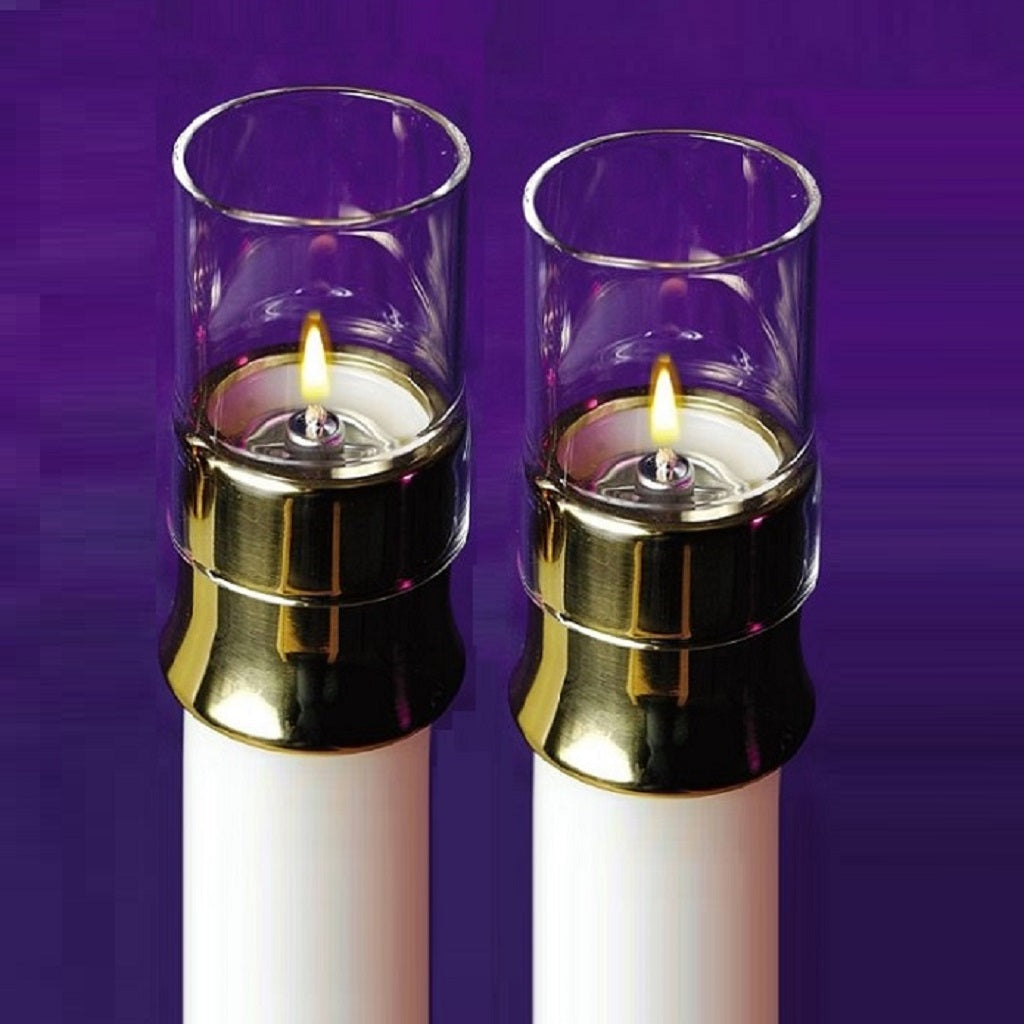 Shell For Protector Lux Mundi Glass Draft Protector for Candle Shells – Angel Direct Inc