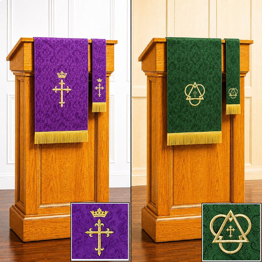murphy-36l-reversible-purple-green-embroidered-jacquard-pulpit-scarf-lc027