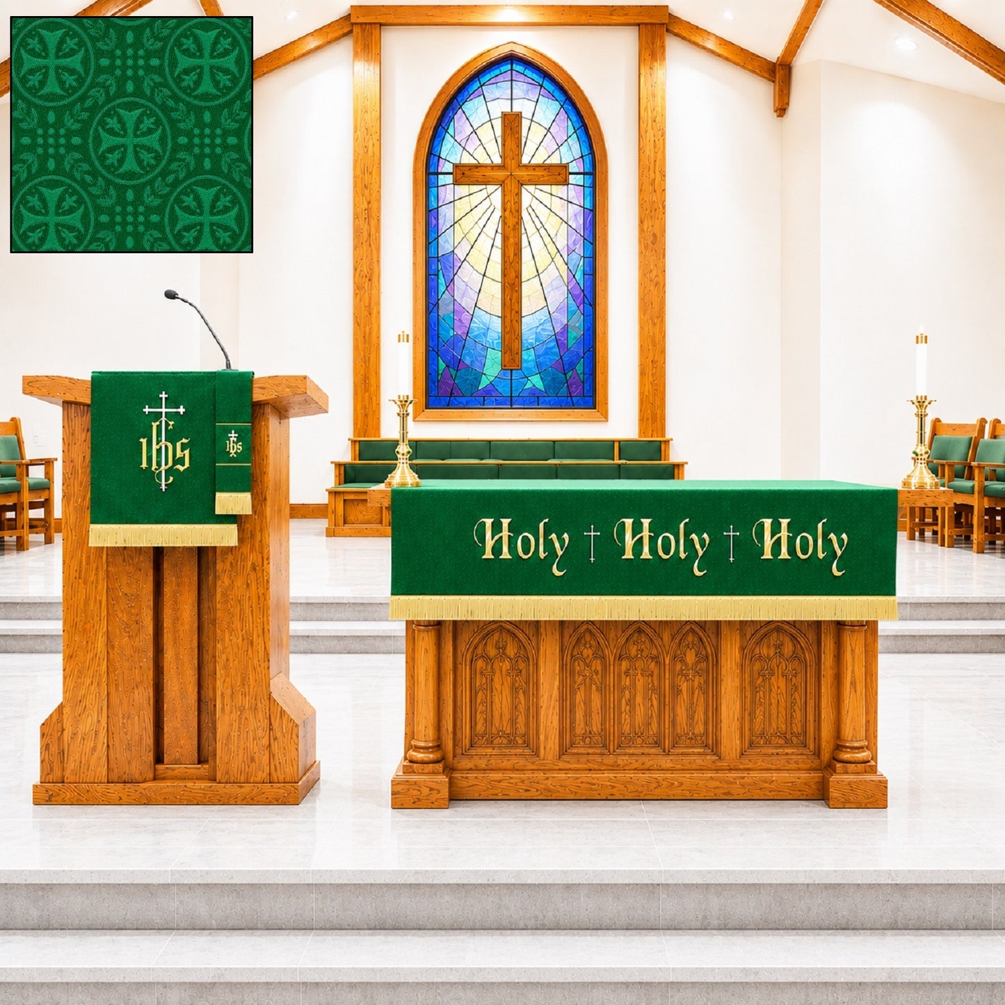 murphy-72w-green-holy-holy-holy-three-piece-embroidered-parament-set-n7976set