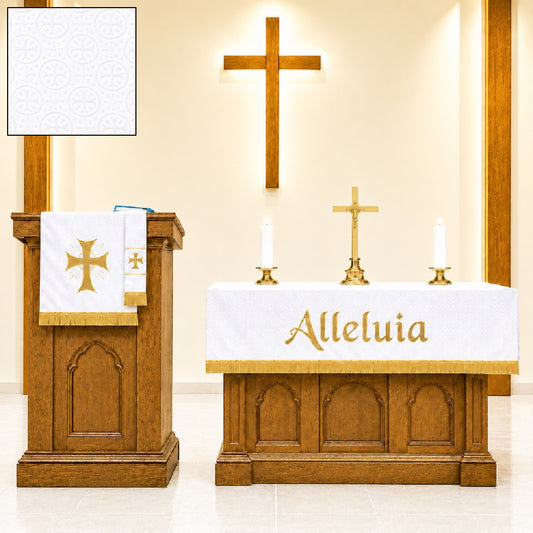 murphy-72w-white-alleluia-three-piece-embroidered-parament-set-n7979set