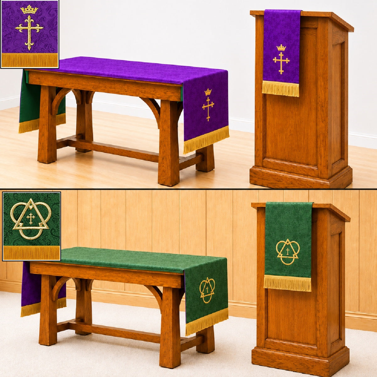 murphy-80w-reversible-purple-green-three-piece-embroidered-table-runner-parament-set-lc031