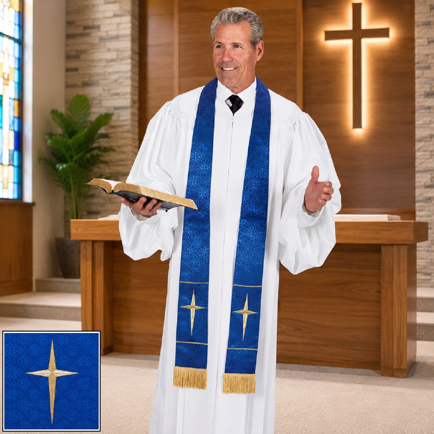 murphy-90l-reversible-blue-embroidered-jacquard-stole-b4731