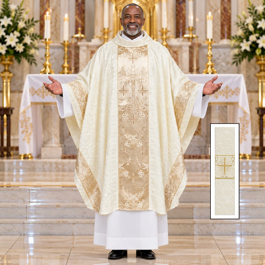 R.J. Toomey Chartres Collection Monastic Chasuble with Inner Stole