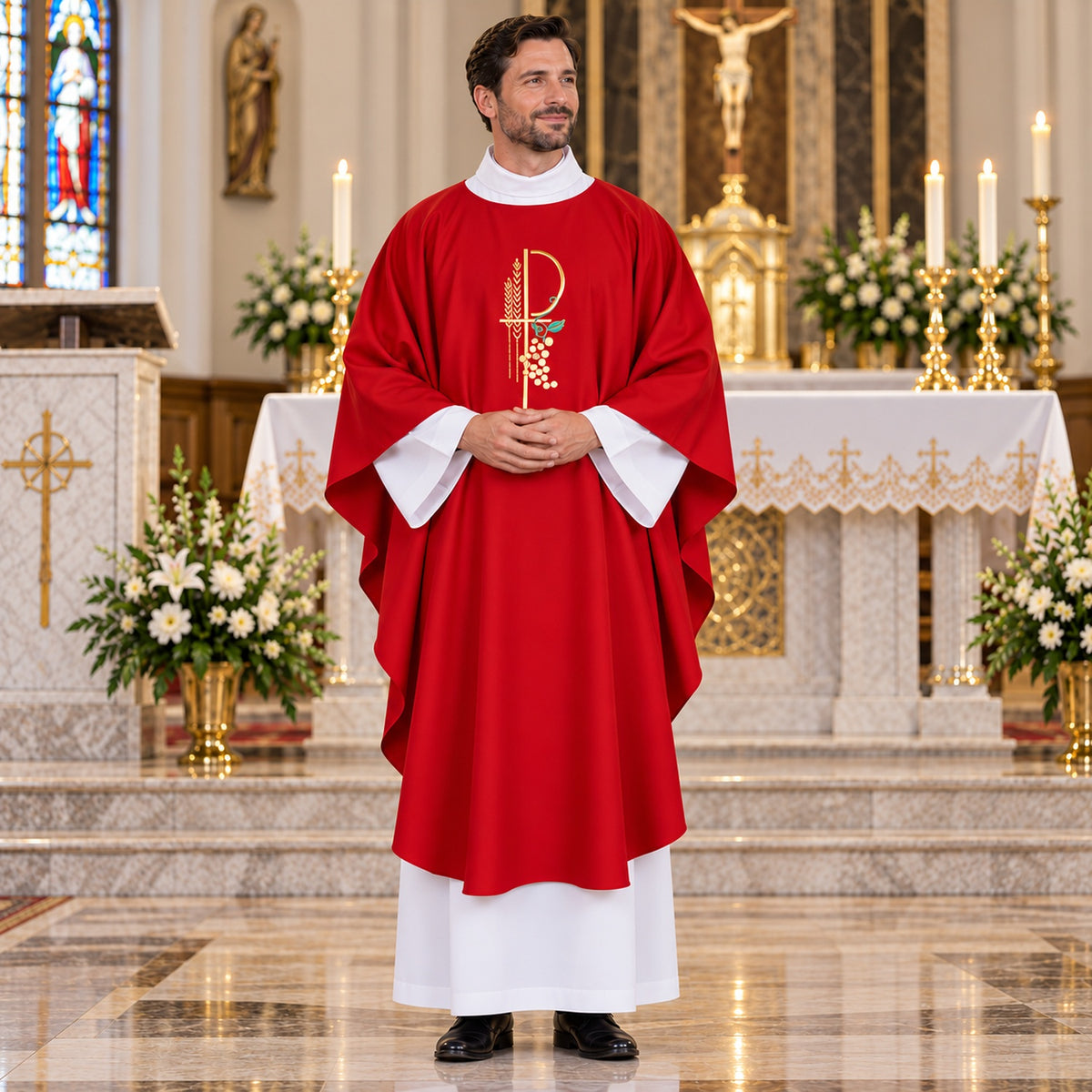 R.J. Toomey Eucharistic Collection Chasuble with Inner Stole