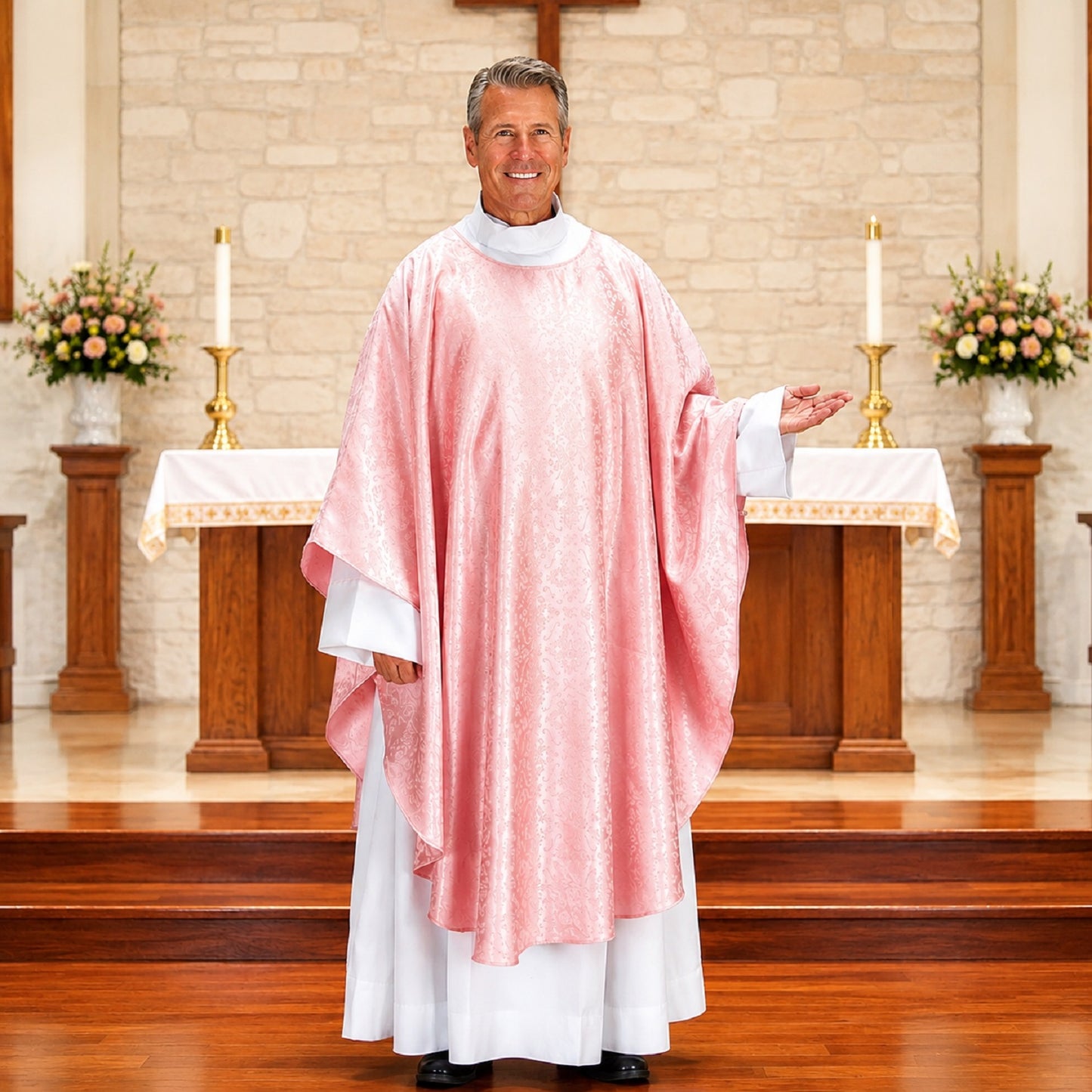 R.J. Toomey Everyday Jacquard Collection Chasuble with Inner Stole