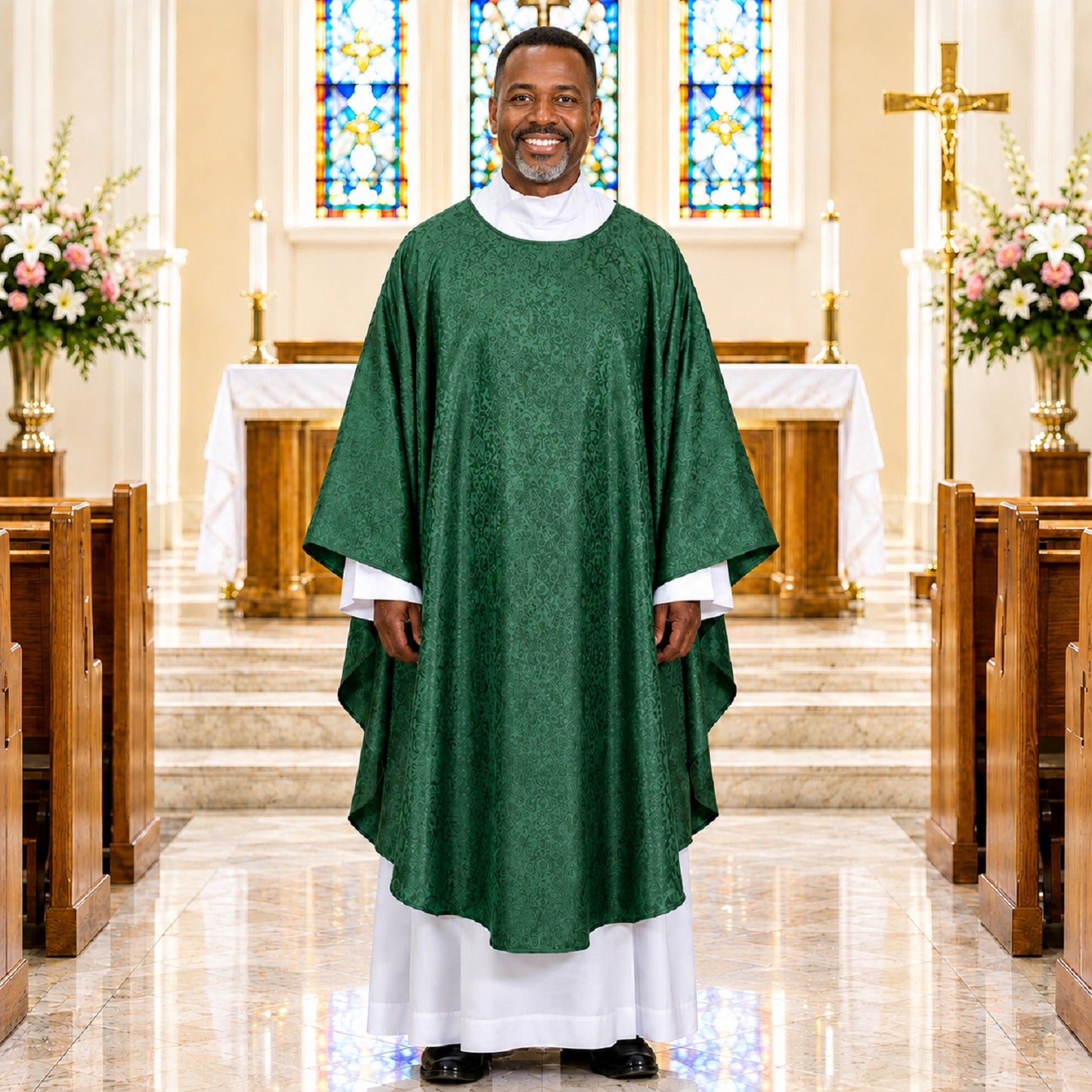 R.J. Toomey Everyday Jacquard Collection Chasuble with Inner Stole