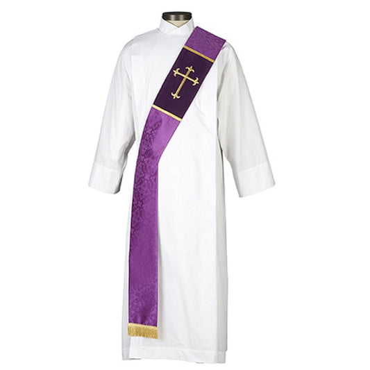 r-j-toomey-fleur-de-lis-cross-collection-purple-deacon-stole-d3145prp