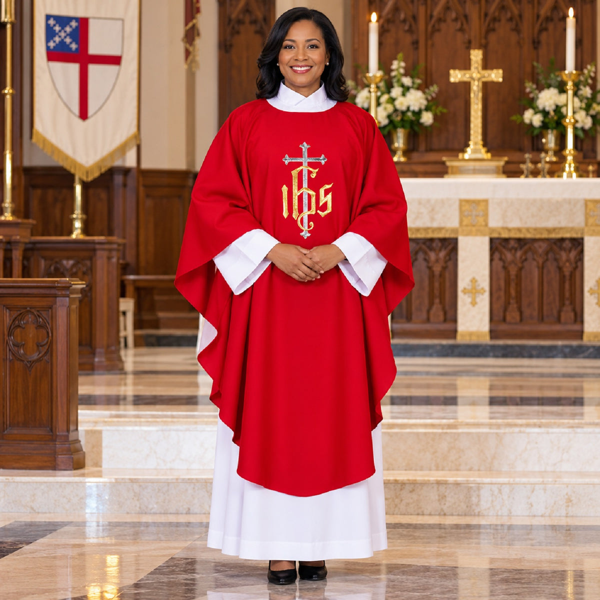 R.J. Toomey IHS Collection Chasuble with Inner Stole