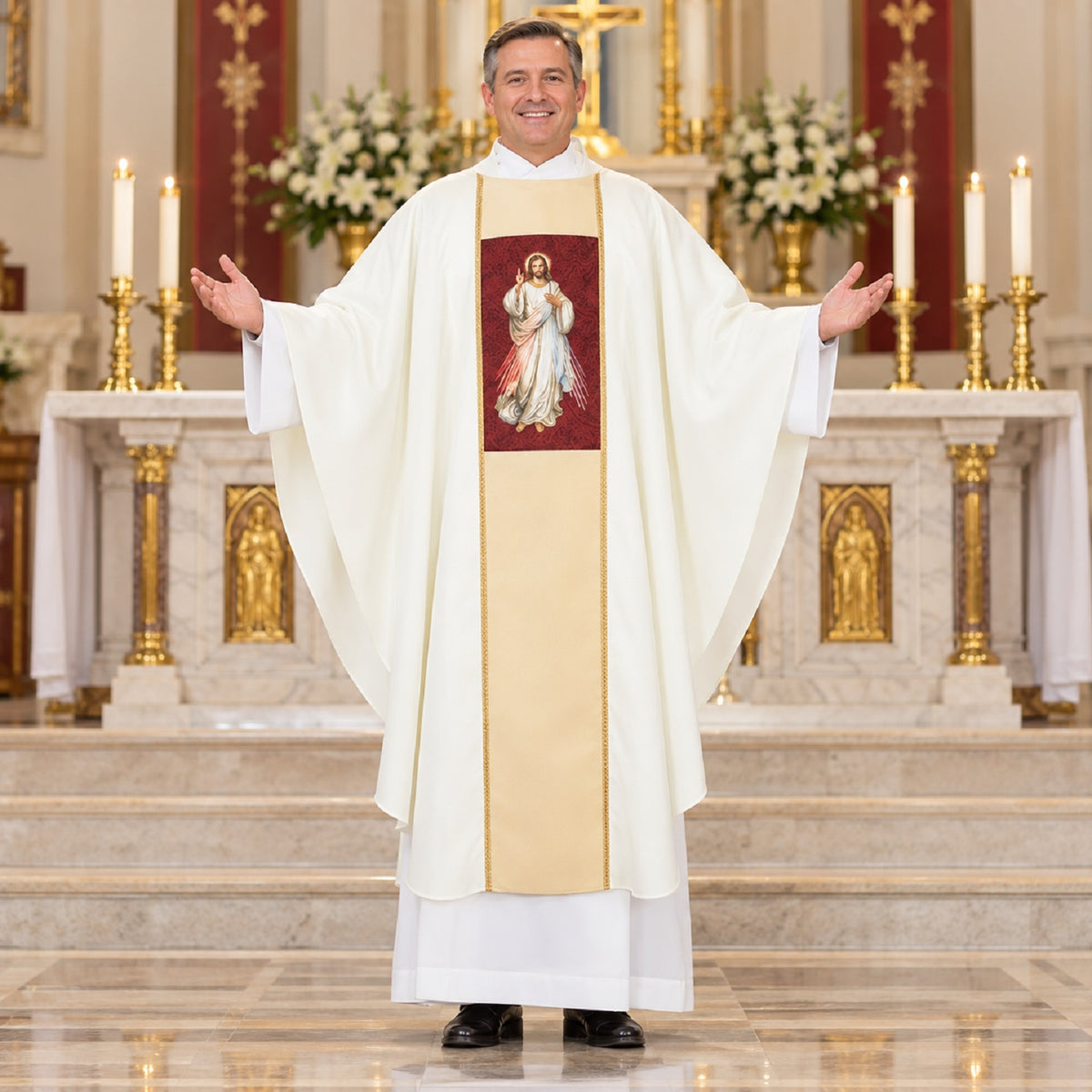 R.J. Toomey Loreto Collection Chasuble with Inner Stole