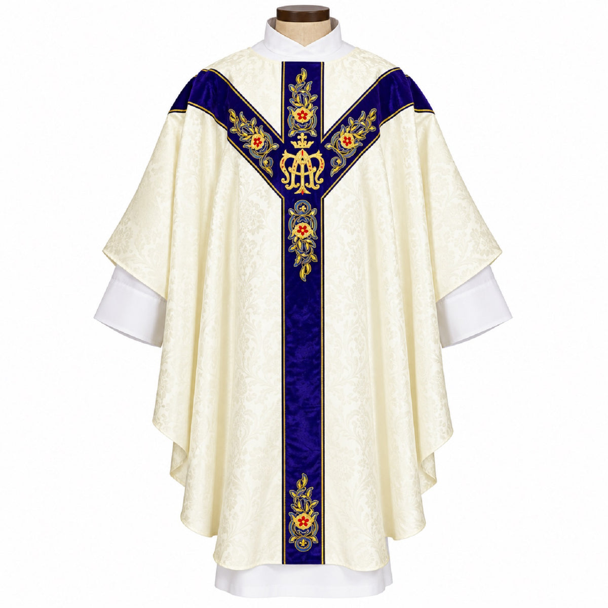 R.J. Toomey Marian Collection Chasuble with Inner Stole