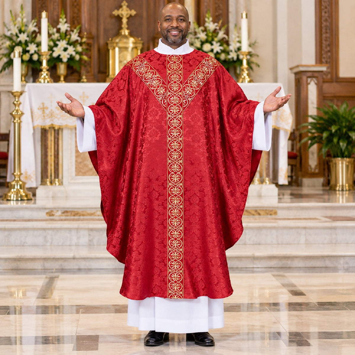 R.J. Toomey Monreale Collection Chasuble with Inner Stole