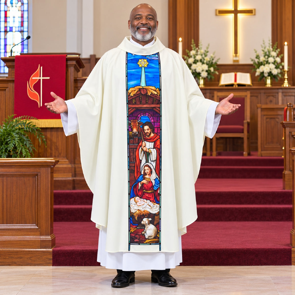 R.J. Toomey Nativity Collection Chasuble with Inner Stole