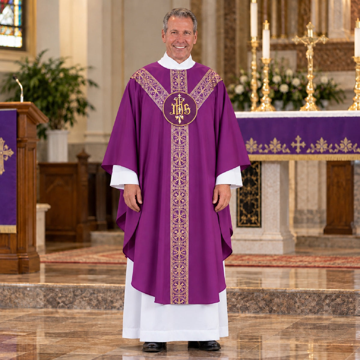 R.J. Toomey Porto Venere Collection Chasuble with Inner Stole
