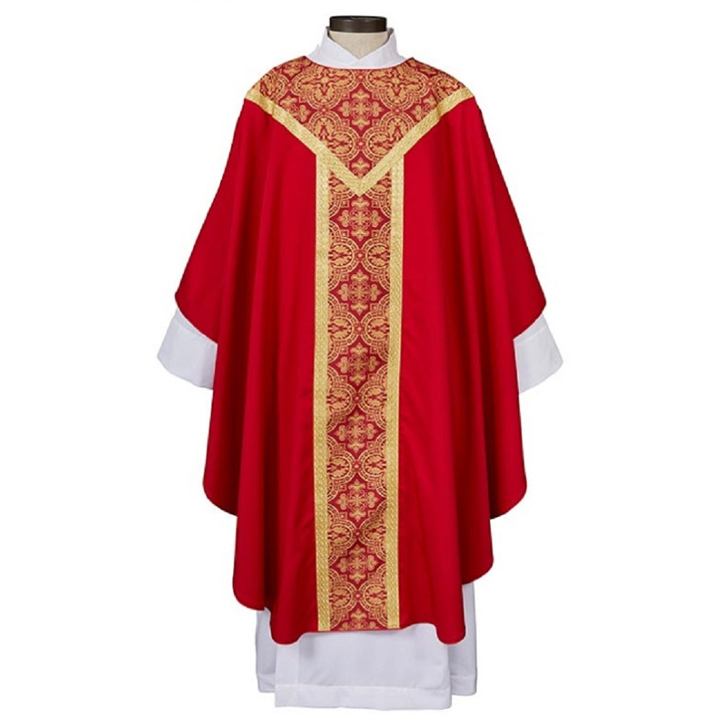 r-j-toomey-printed-gothic-collection-red-chasuble-with-banded-round-neck-and-inner-stole-g4047red